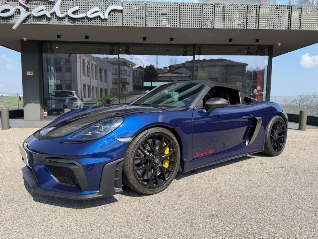 Porsche 718 Spyder  RS &ndash; WEISSACH-SOLL.-FRENI IN CERAM.-C.IN MAGNESIO